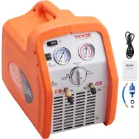 Vevor Bärbar 3/4 hk köldmedieåtervinningsmaskin - AC-återvinningsmaskin med högtrycksskydd 220-240V 60Hz återvinningsmaskin HVAC för ångbaserat flytande köldmedium, billuftkonditionering