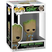 Funko POP! Förundran Jag är Groot Med Grunds-figur