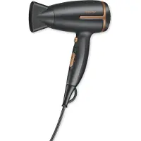 Beurer HC 25 LTD. Resehårtork Svart, Ganmmalrosa