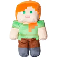 Minecraft Mattel Basic Plush Alex Mjukdocka, Spel-inspirerad Samlarleksak för Barn 3 år och uppåt