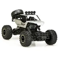 Kik RC rock crawler 1:12 4WD i metall, silver