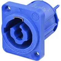 Neutrik NAC3MPXXA, powerCON, Blå, Hankoppling, Rak, Koppar, IP20