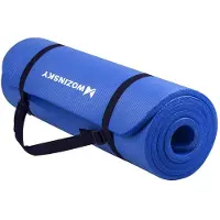 Wozinsky Yogamatta 181 x 63 x 0,9 cm - Blå
