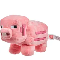Minecraft Mattel Grundläggande Plush Karaktär Mjuka Dockor, Videospel-Inspirerade Samlarleksaker för Barn 3 År och Uppåt