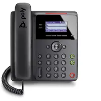 Poly Edge B30 - VoIP-telefon - 5-vägs samtalsförmåg - SIP - 16 rader - svart