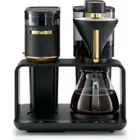 Melitta EPOS 1024-04, Droppande kaffebryggare, 1 l, Kaffebönor, Inbyggd kvarn, 1515 W, Svart, Guld