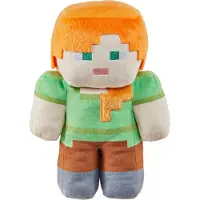 Minecraft Mattel Basic Plush Alex Mjukdocka, Spel-inspirerad Samlarleksak för Barn 3 år och uppåt