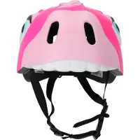 Crazy Safety Cykelhjälm m. Ljus - Horse - Rosa - - 49-55 cm - Cykelhjälm