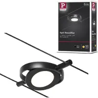 Paulmann Lågspänning-linsystem 4 W LED Svart (matt), Krom