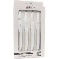 Arcos Biffknivar - ARCOS - Set om 4 - Blad i Rostfritt Stål NITRUM - Ergonomiskt Handtag - 110/230 mm