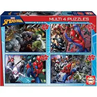 Educa Multi 4 50-80-ultimate Spiderman Pussel 100-150 Bitar
