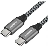 PremiumCord USB-C to USB-C Braided Grå 1,5 m USB-kabel