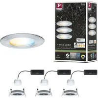 Paulmann 92444 LED-takbelysning, LED-inbyggnadsbelysning 6 W Aluminium (vriden)