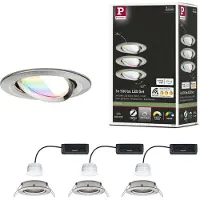 Paulmann Spotlights , Metallisk, Vardagsrum, Aluminium