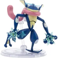 Pokémon Greninja – 6-tums figur med över 15 ledpunkter och poseringsarm (Officiell Jazwares)