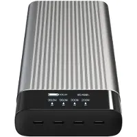 Hyper HyperJuice HJ245B Powerbank 27000 mAh USB-C Svart/Silver