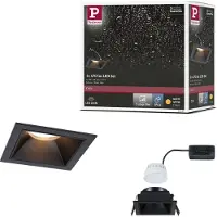 Paulmann 93127 Cole LED-inbyggnadsbelysning LED LED 6 W Svart