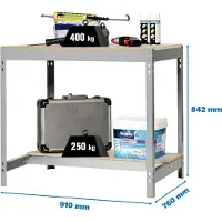 Simonwork (bancos De Trabajo) Bt0 Arbetsbänk 842x910x760 Mm