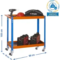 Simonwork (bancos De Trabajo) Wagon 2/400 Metalic Arbetsbänk 1030x900x400 Mm