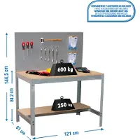 Simonwork (bancos De Trabajo) Bt2 Arbetsbänk 1445x1210x610 Mm