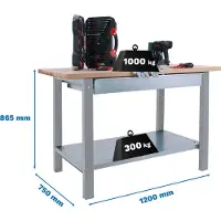 Simonwork (bancos De Trabajo) Bt6 Pro Box Arbetsbänk 865x1200x750 Mm