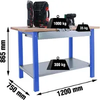 Simonwork (bancos De Trabajo) Bt6 Pro Box Arbetsbänk 865x1200x750 Mm