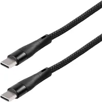MaxTrack USB-kabel USB 2.0 USB-C-kontakt 1.5 m Svart Spiralkabel, guldpläterad kontakt C532-1,5L