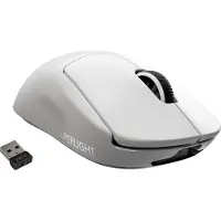 Logitech PRO X SUPERLIGHT Wireless Gaming Mouse - Mus - optisk - 5 knappar - trådlös - 2.4 GHz - USB LIGHTSPEED-mottagare - vit