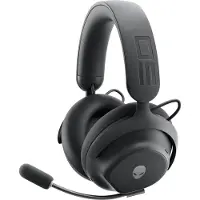 Alienware Pro Wireless Gaming Headset - Headset - fullstorlek - Bluetooth/radiofrekvens 2,4 GHz - trådlös, kabelansluten - aktiv brusradering - USB - Dark Side of the Moon
