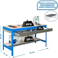 Simonwork (bancos De Trabajo) Bt0 Box Metallhylla 842x910x610 Mm