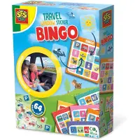 SES Creative Spel - Bingo för bilresan - - One Size - Spel