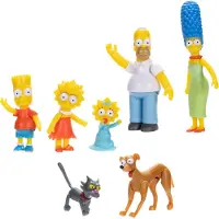 Simpsons The Simpsons Figurpaket 6 Cm 7 Enheter
