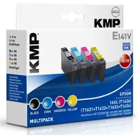 KMP Bläck Ersätter Epson 16XL, T1636, T1631, T1632, T1633, T1634 Kompatibel Kombi-pack Svart, Cyan, Magenta, Gul E141V 1621,4050