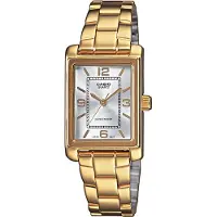 Casio Klocka - - LTP-1234PG-7AEF - Rostfritt stål - Mineralglas - Vattentät 3 Atm