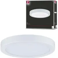 Paulmann LED taklampa Abia, Vitt / opal, Vardagsrum / matsal, Syntetmaterial, Modern, LED-taklampa