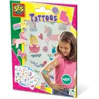 SES Creative - Tatueringar - 40 st. - Äventyr - - One Size - Tatueringar