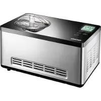 Unold 48845, Glassmaskin med kompressor, 2 l, 1 hoar, Svart, Rostfritt stål, 60 min, LCD