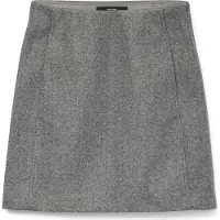 Vero Moda Kjol 'VMFortunallison' gråmelerad