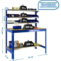 Simonwork (bancos De Trabajo) Bt1 Arbetsbänk 1445x910x610 Mm