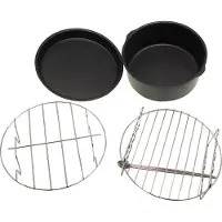 Tefal Easy Fry XXL XA113010, Tillbehörskit, , EY701D, EY8018, EY801D, Svart, Krom, Låda, 199 mm