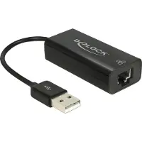 DeLOCK 62595 Nätverksadapter 100 MBit/s USB-A, RJ45