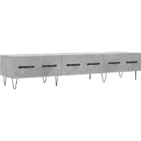 vidaXL Tv-bänk betonggrå 150x36x30 cm konstruerat trä
