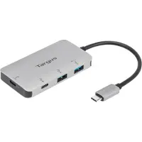 Targus - Hubb - 2 x USB 3.2 Gen 1 + 1 x USB-C 3.2 Gen 1 + 1 x USB-C 3.2 Gen 1 (strömförsörjning) - skrivbordsmodell
