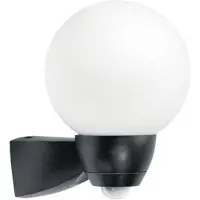 ESYLUX AL P Garda 130 sw EL10026126 Väggbelysning med rörelsedetektor E27 Glödlampa Svart