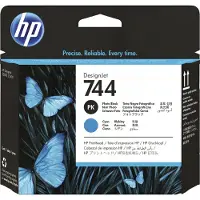 HP 744 - Foto-svart, cyan - skrivhuvud - för DesignJet Z2600 PostScript, Z5600 PostScript