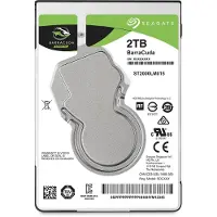 Seagate Guardian BarraCuda ST2000LM015 - Hårddisk - 2 TB - inbyggd - 2.5 - SATA 6Gb/s - 5400 rpm - buffert: 128 MB