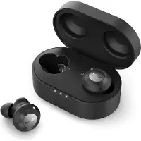 Philips T8505BK/00 Trådlösa Bluetooth In-Ear-hörlurar (Hybrid Active Noise Cancellation, 2 mikrofoner, högtalare