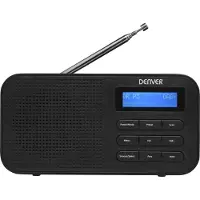Denver Väskradio DAB-42 DAB+, FM Väckningsfunktion Svart