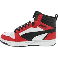 Puma Sneaker Rebound - White/Svart/Röd, storlek 46