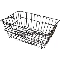 Basil korg för baksidespakethållare CAIRO Bottom hooks stål svart BAS-11011